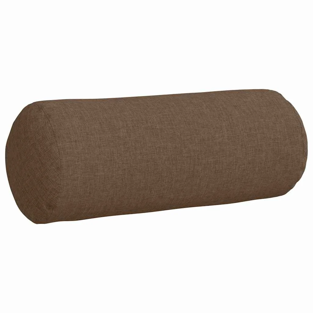 Podložkové vankúše 2 pcs Hnedá Ø 15 x 40 cm látka