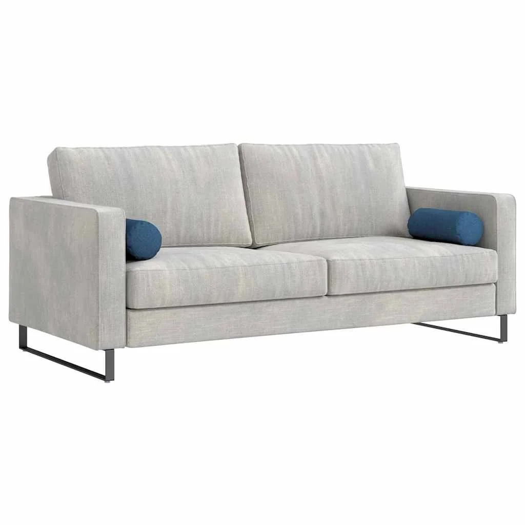 Podložkové vankúše 2 pcs Modrá Ø 15 x 40 cm látka