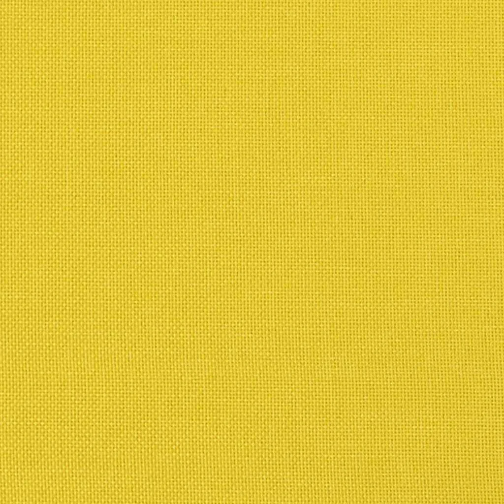 Podložkové vankúše 2 pcs Svetložltá Ø 15 x 40 cm látka