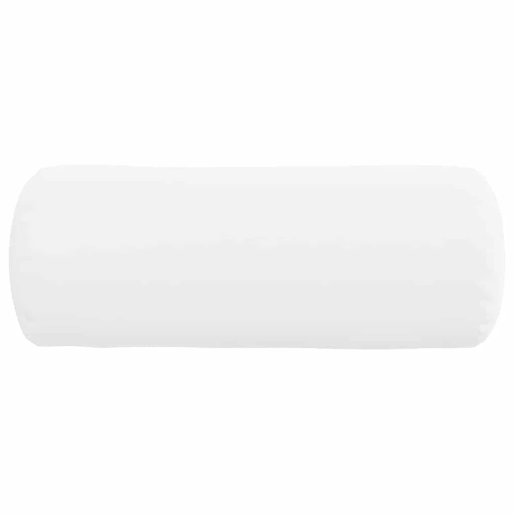 Podložkové vankúše 2 pcs Biela Ø 15 x 40 cm látka