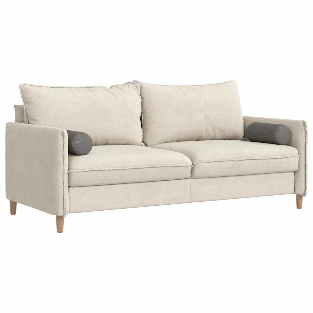 Podložkové vankúše 2 pcs Svetlosivá Ø 15 x 40 cm