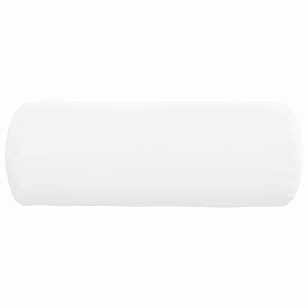 Podložkové vankúše 2 pcs Biela Ø 25 x 70 cm látka