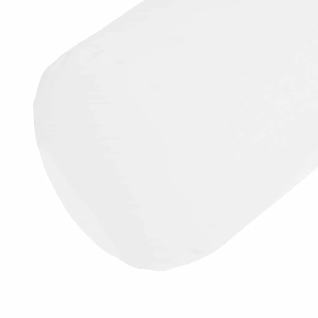 Podložkové vankúše 2 pcs Biela Ø 25 x 70 cm látka