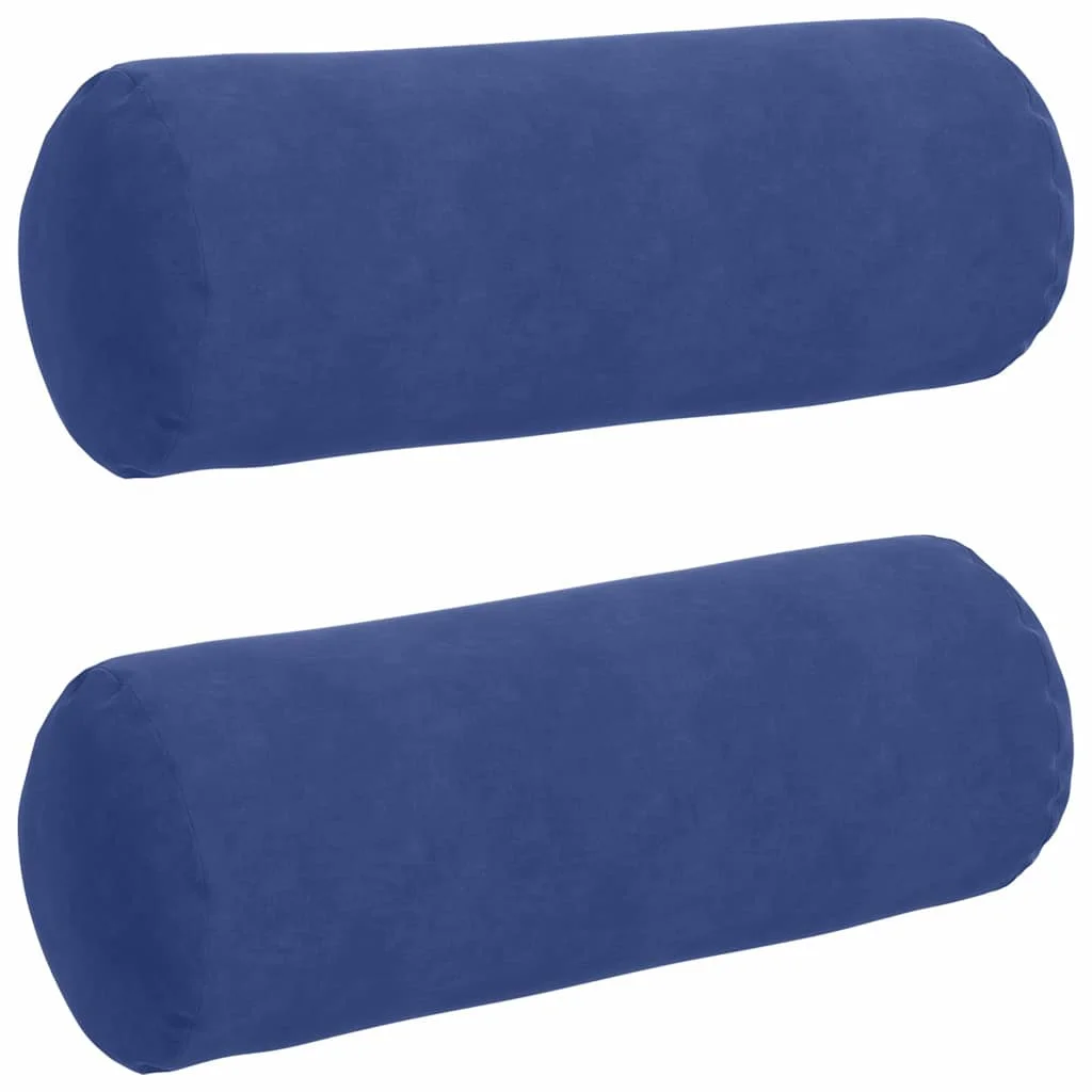 Podložkové vankúše 2 pcs Policajná modrá Ø 25 x 70 cm