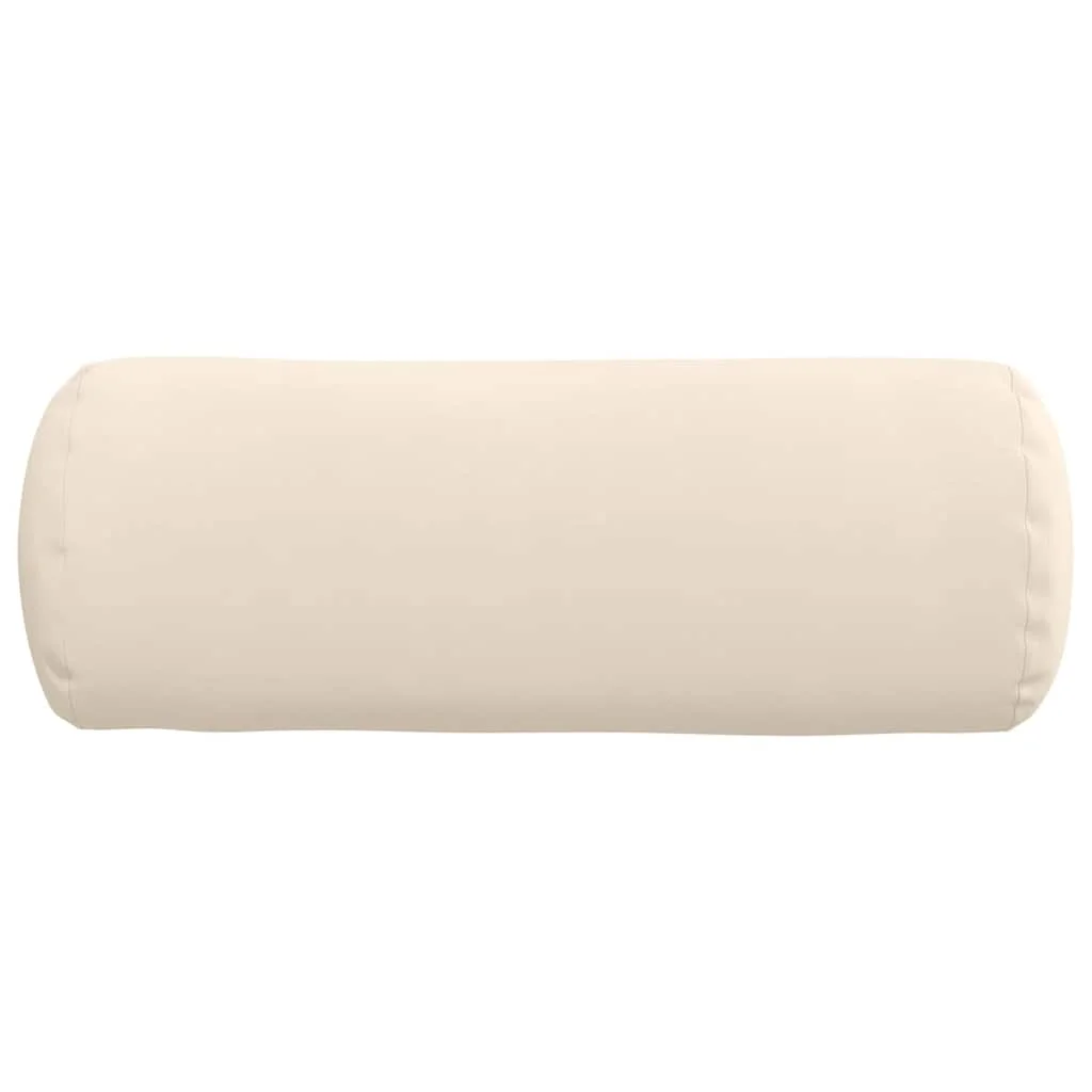Podložkové vankúše 2 pcs Béžová Ø 25 x 70 cm Mikrovlákno