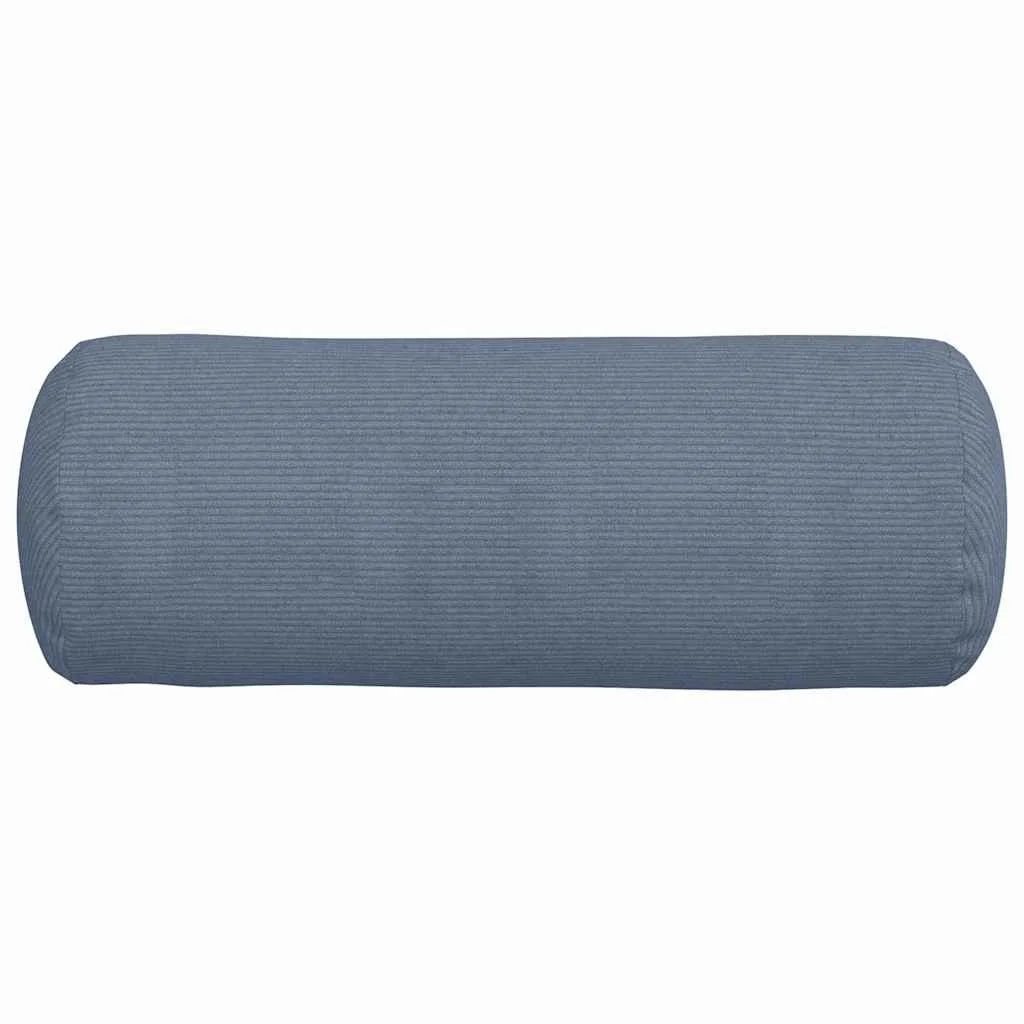 Podložkové vankúše 2 pcs Modrá Ø 25 x 70 cm Kordúrová tkanina