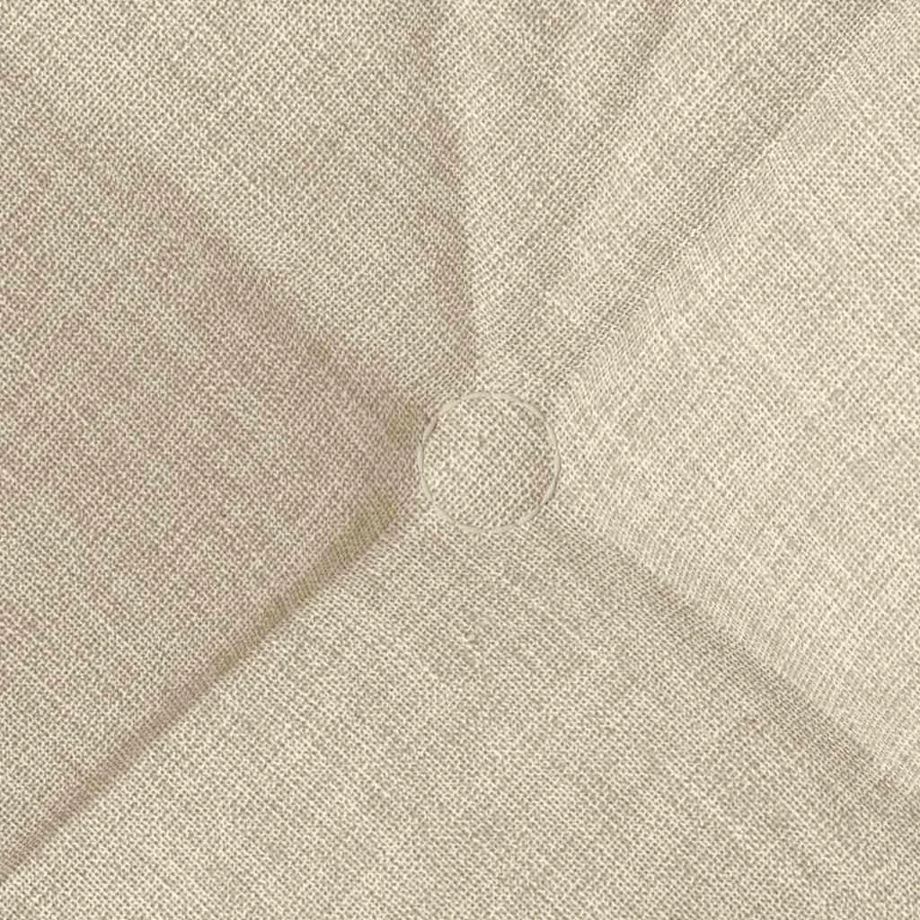Vankúše na sedenie 4 pcs Krémová 40 x 40 x 12 cm látka