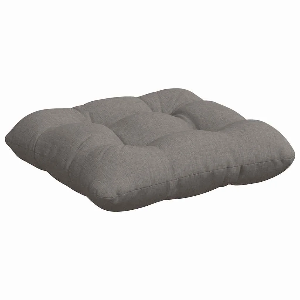 Vankúše na sedenie 4 pcs Sivohnedá 45 x 45 x 12 cm látka