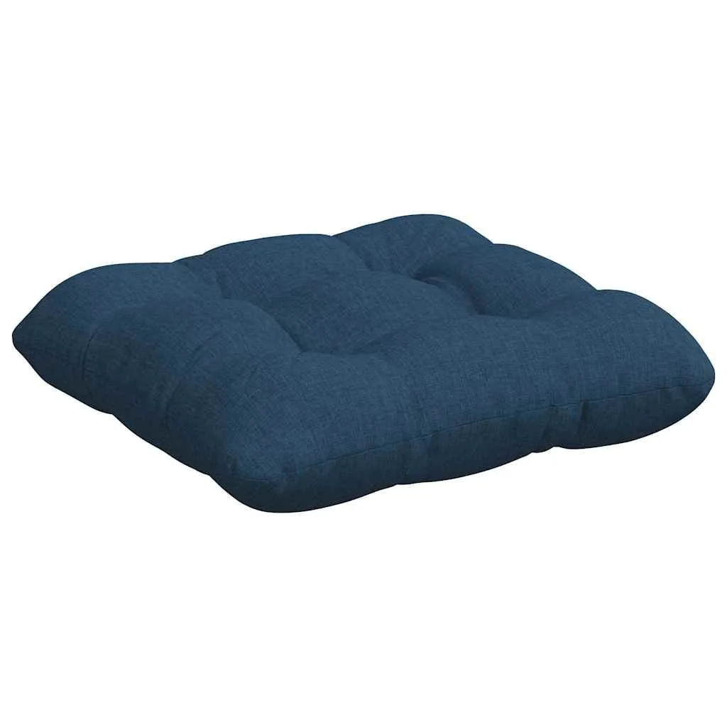 Vankúše na sedenie 4 pcs Modrá 45 x 45 x 12 cm látka