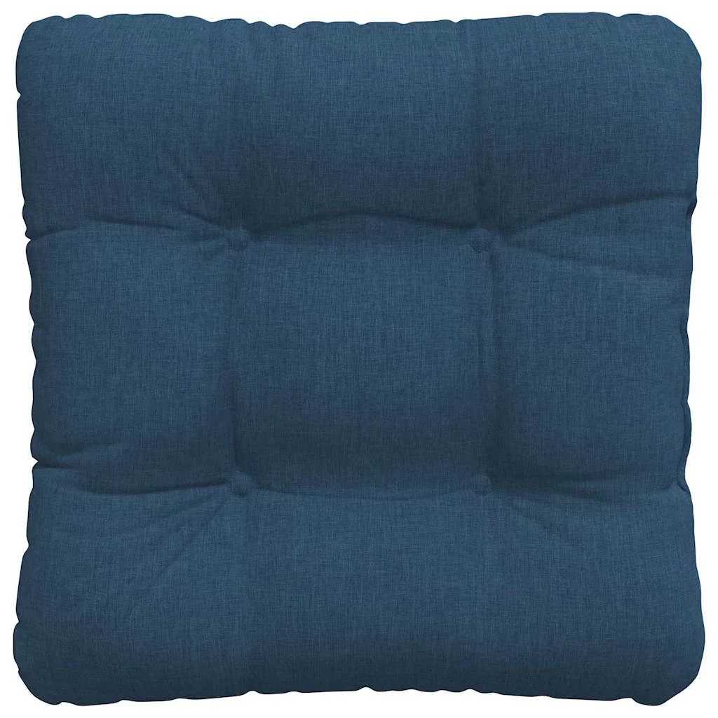 Vankúše na sedenie 4 pcs Modrá 45 x 45 x 12 cm látka