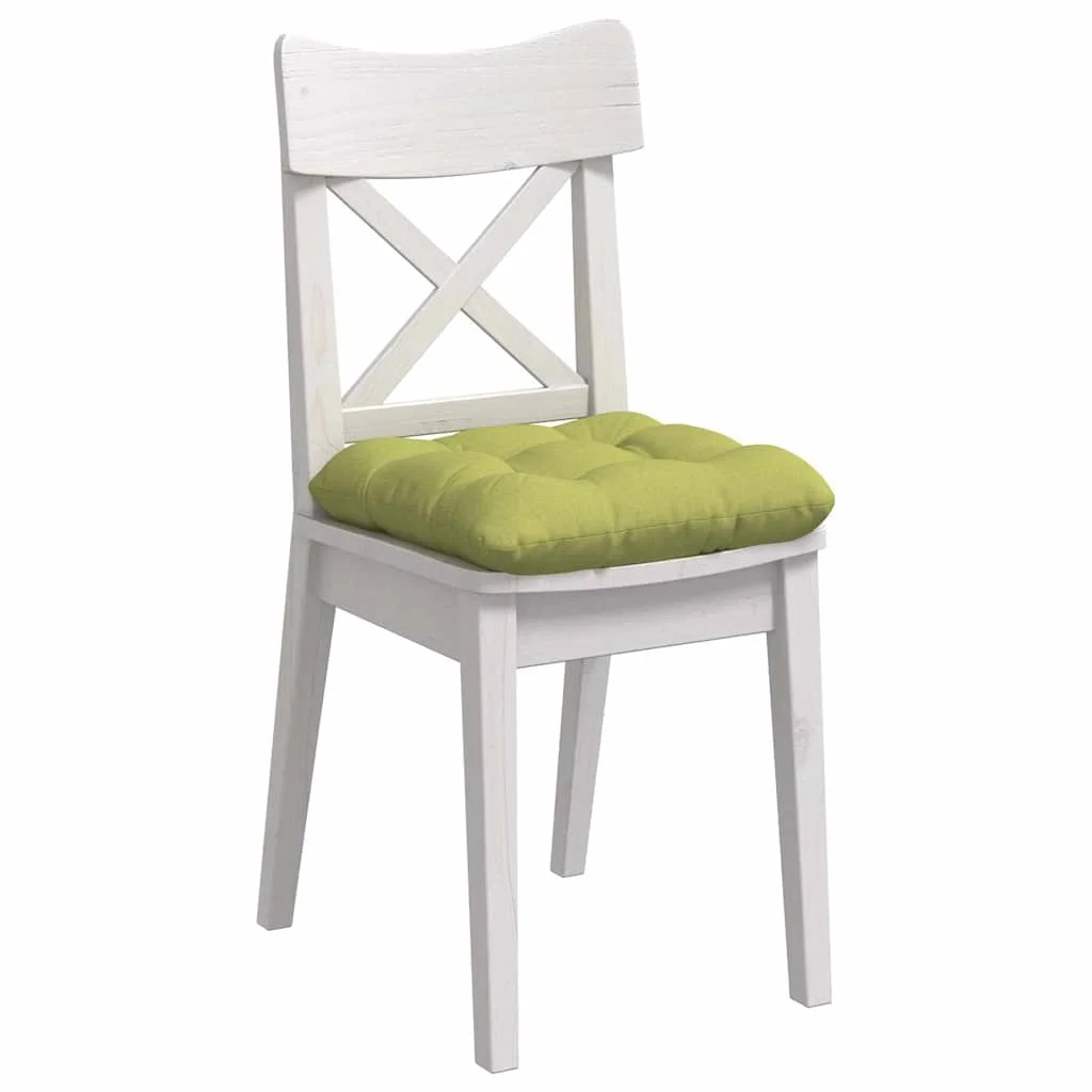 Vankúše na sedenie 4 pcs Svetlo zelená 45 x 45 x 12 cm látka