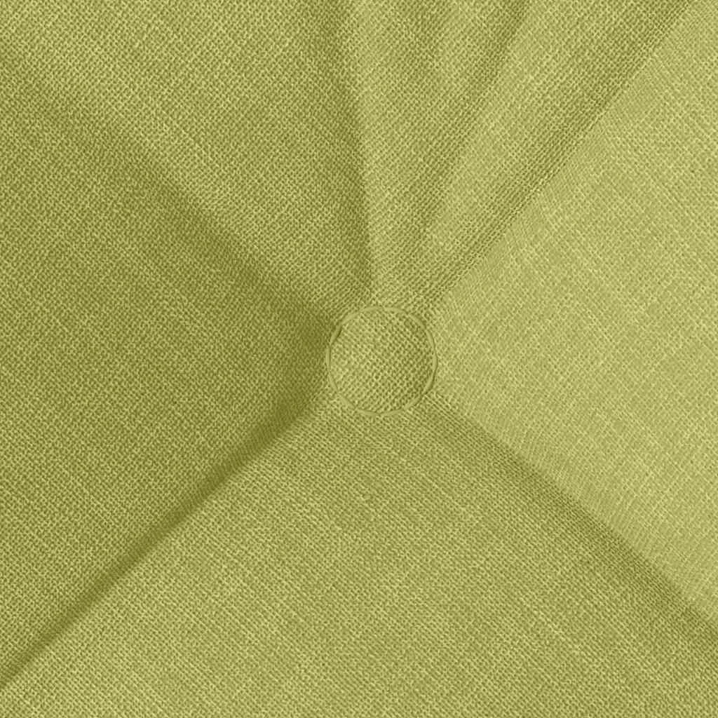 Vankúše na sedenie 4 pcs Svetlo zelená 45 x 45 x 12 cm látka