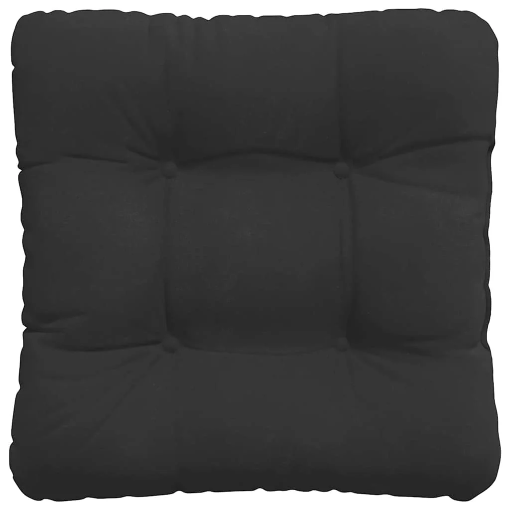 Vankúše na sedenie 4 pcs Čierna 45 x 45 cm Mikrovlákno