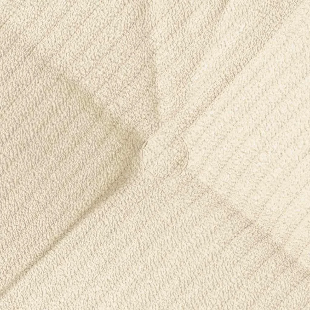 Vankúše na sedenie 4 pcs Krémová 45 x 45 cm Kordúrová tkanina