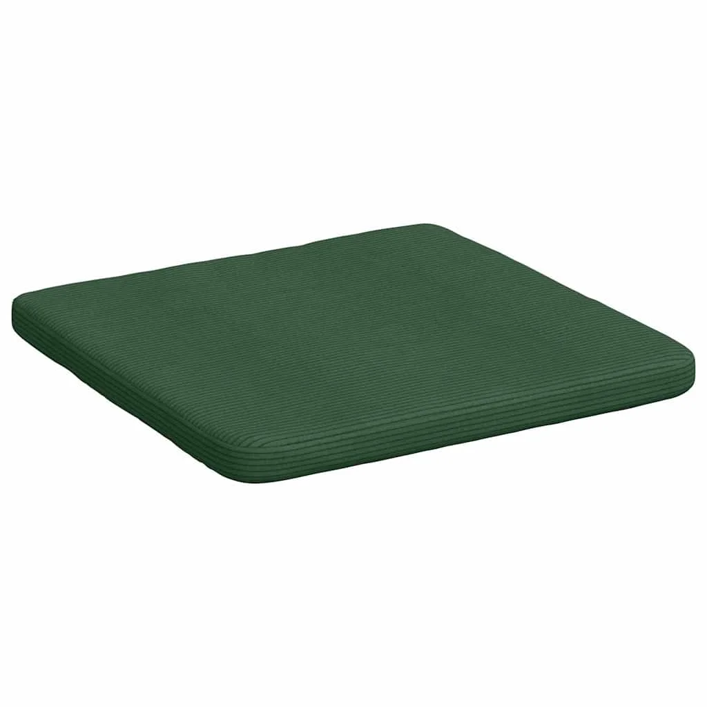 Vankúše na sedenie 4 pcs Tmavozelená 40 x 40 x 3 cm