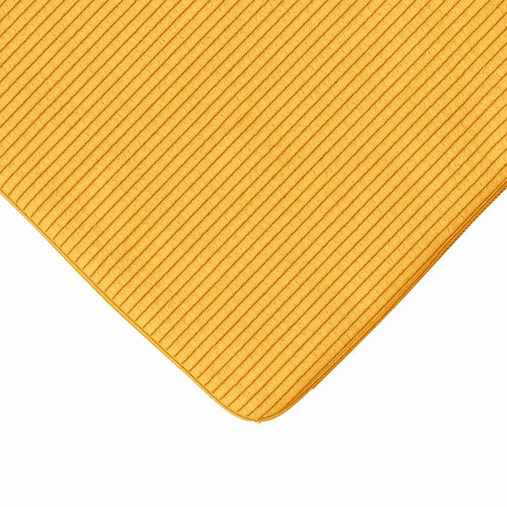 Vankúše na sedenie 4 pcs Svetložltá 40 x 40 x 3 cm