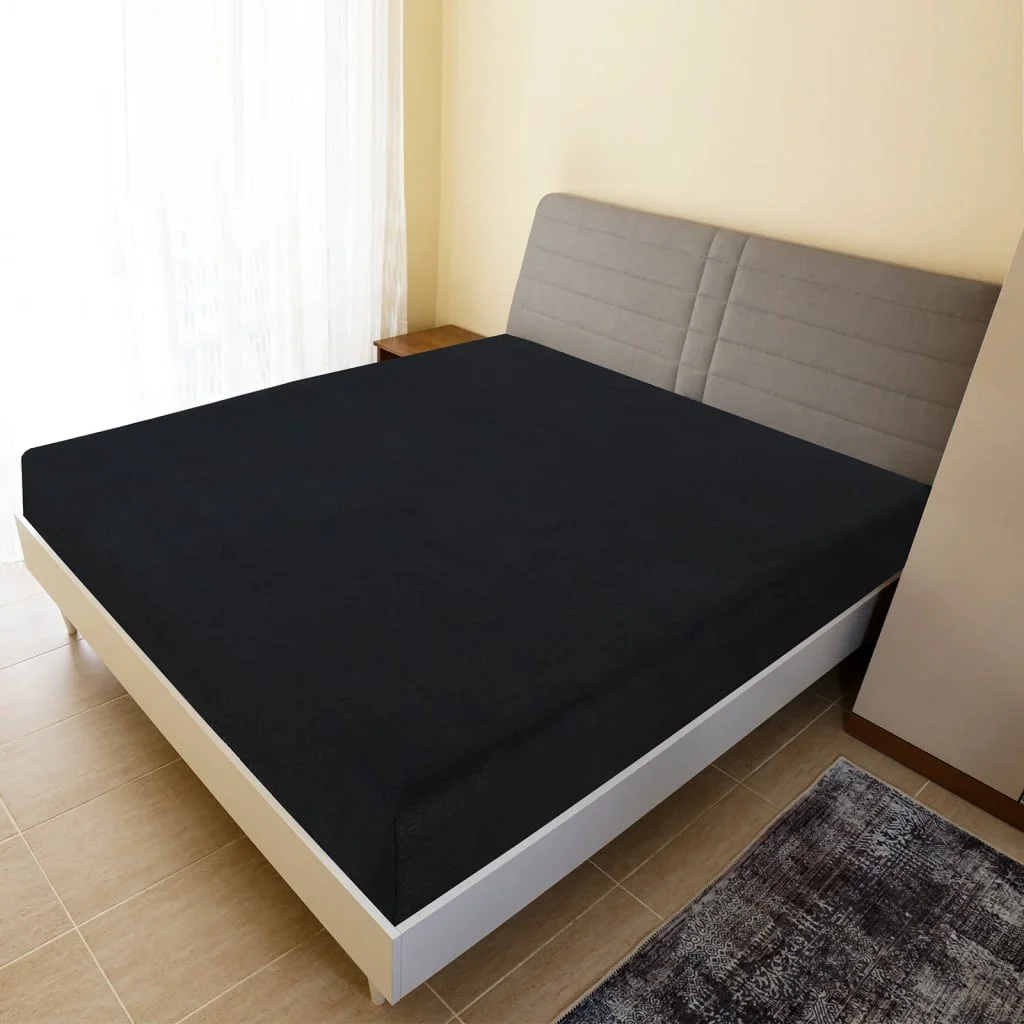 Plachta Jersey čierna 100x200 cm bavlna