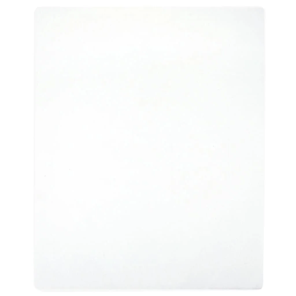 Priliehavé prestieradlo Jersey biele 140x200 cm bavlna