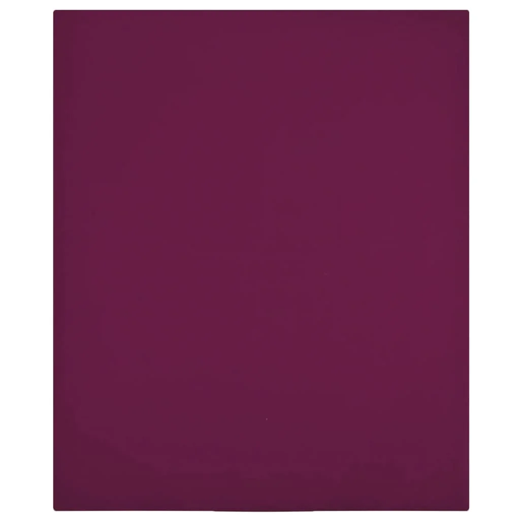 Plachta Jersey bordová 90x200 cm bavlna
