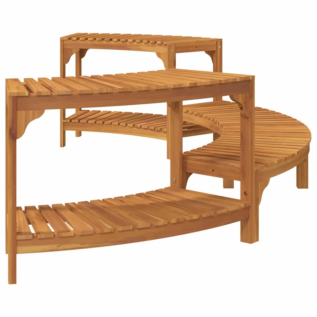 Polokruhové okolie vírivky Hnedá 252 x 112 x 55,5 cm