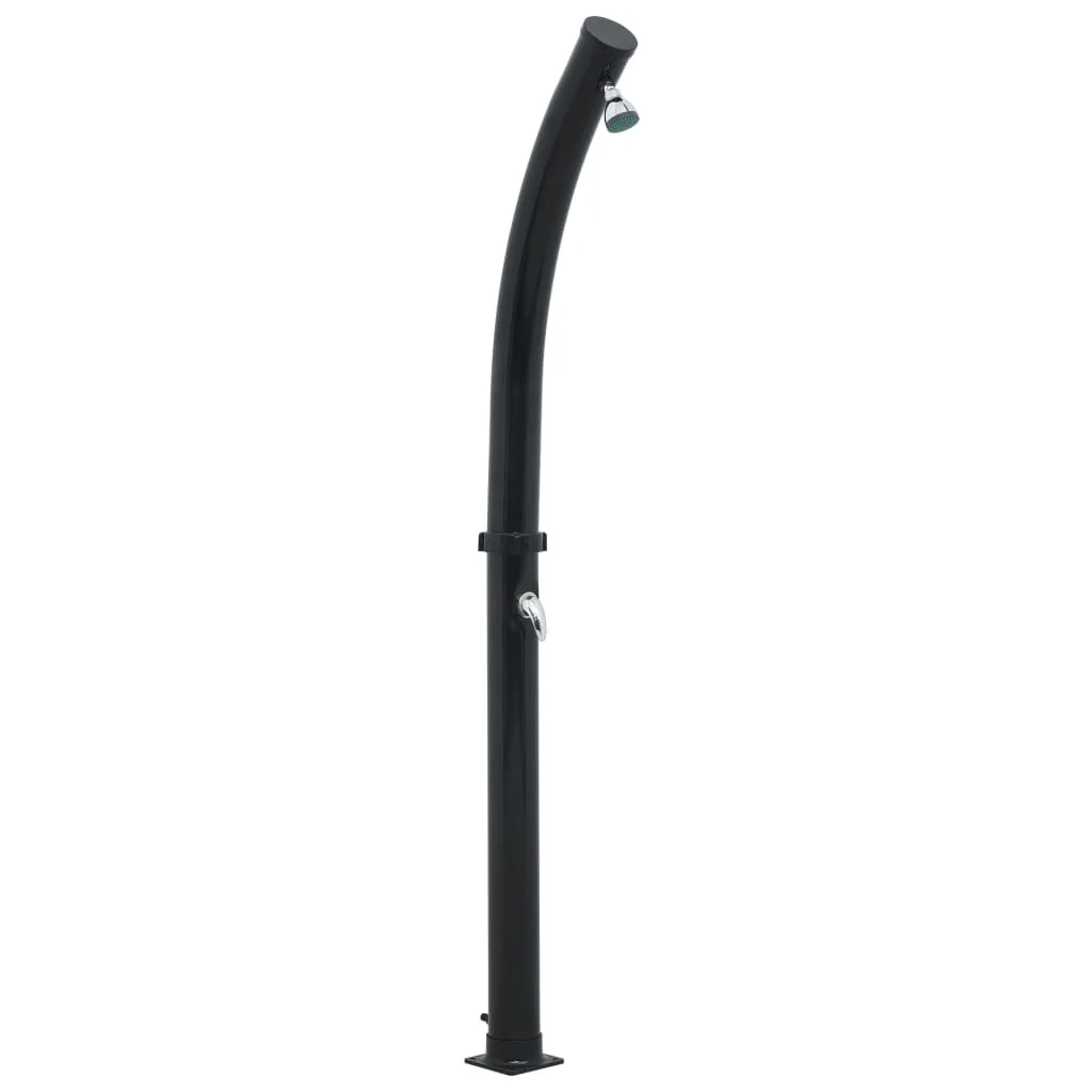Solárna sprcha čierna 214 cm 20 l