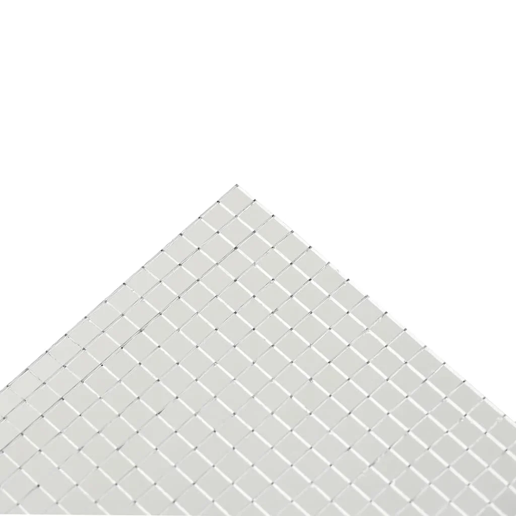Zrkadlová mozaiková dlaždica 12 pcs Strieborná 30 x 30 cm Sklo