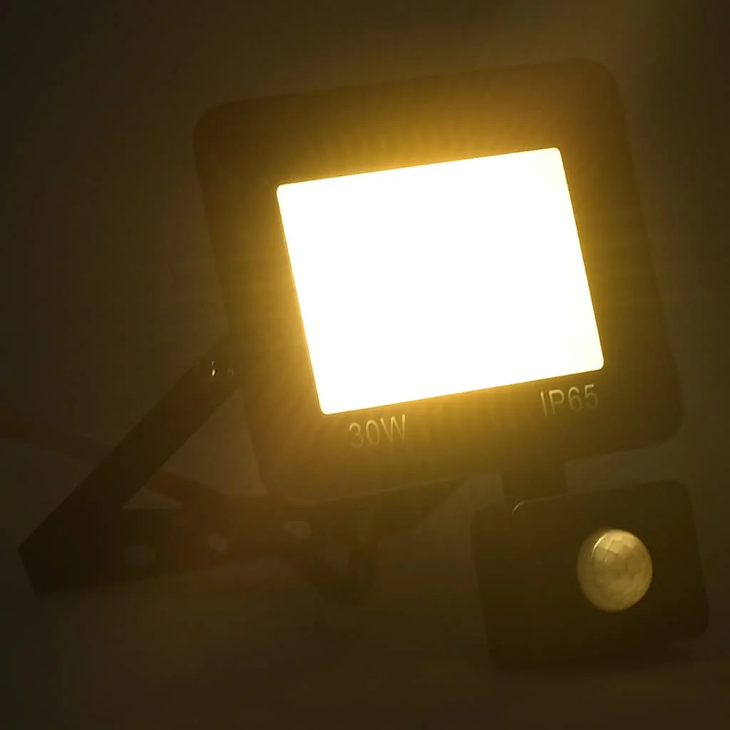 LED reflektor so senzorom 30 W teplé biele svetlo