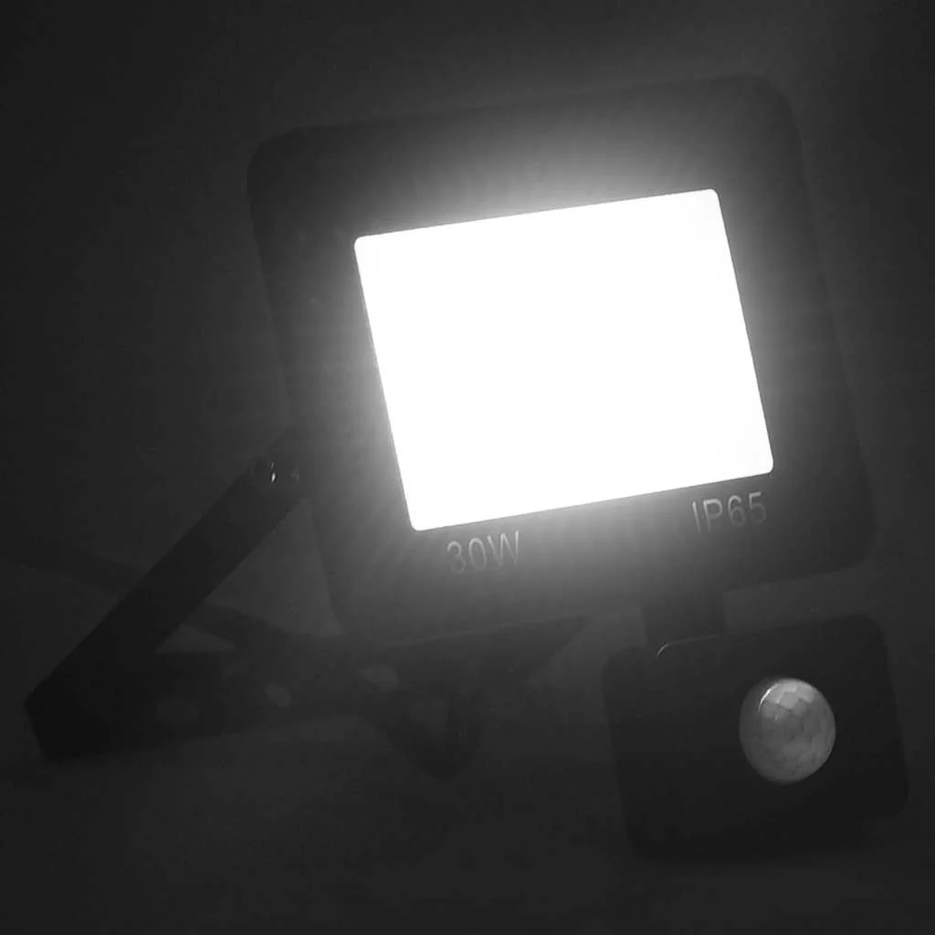 LED reflektor so senzorom 30 W studené biele svetlo