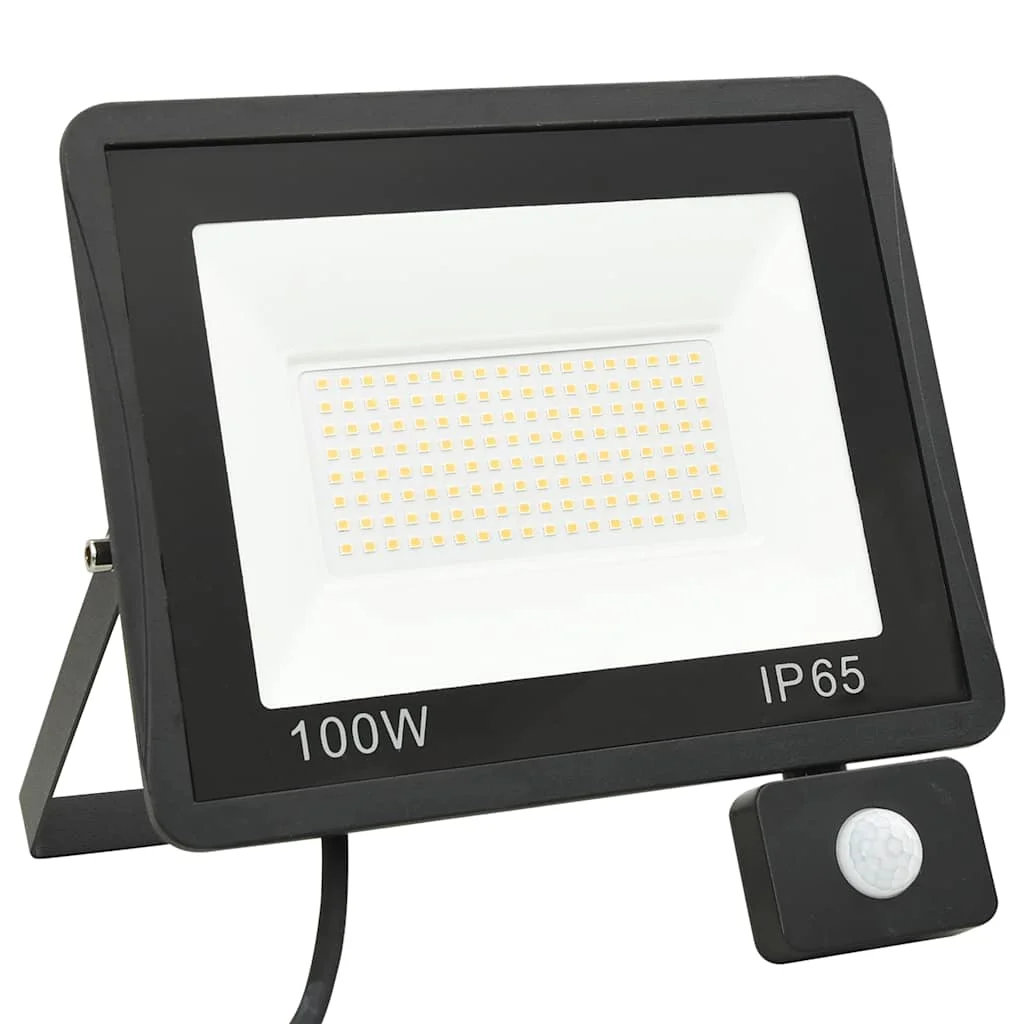 LED reflektor so senzorom 100 W studené biele svetlo