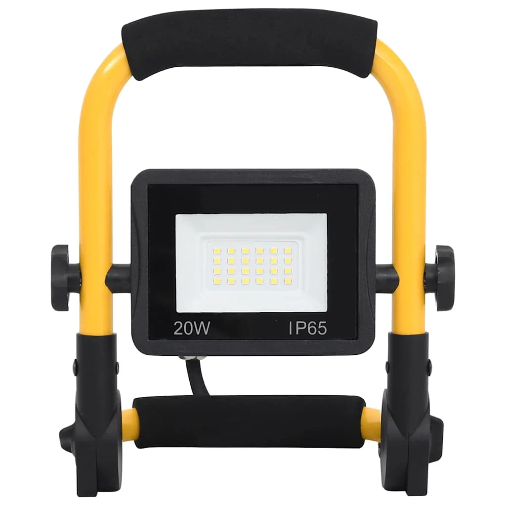 LED reflektor s rukoväťou 20 W teplé biele svetlo