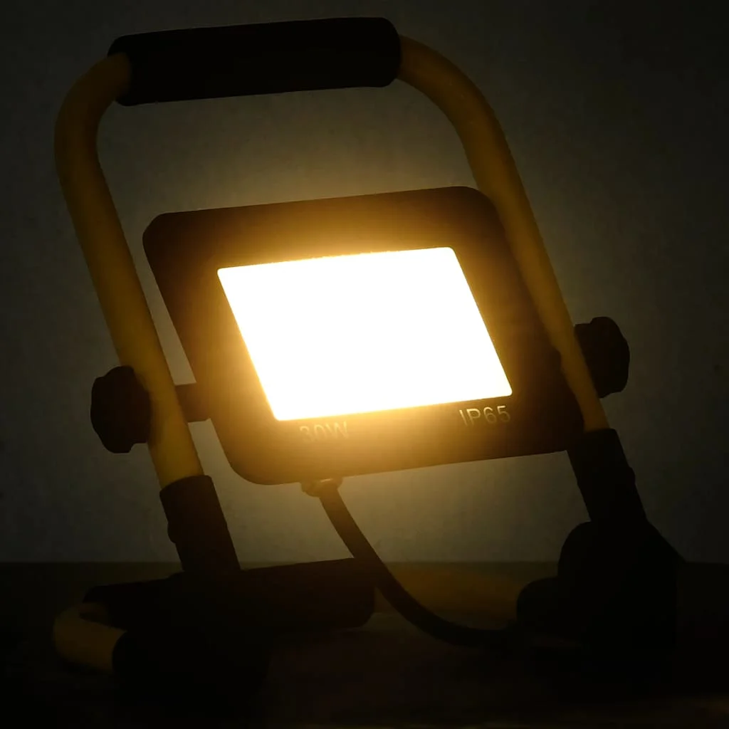 LED reflektor s rukoväťou 30 W teplé biele svetlo