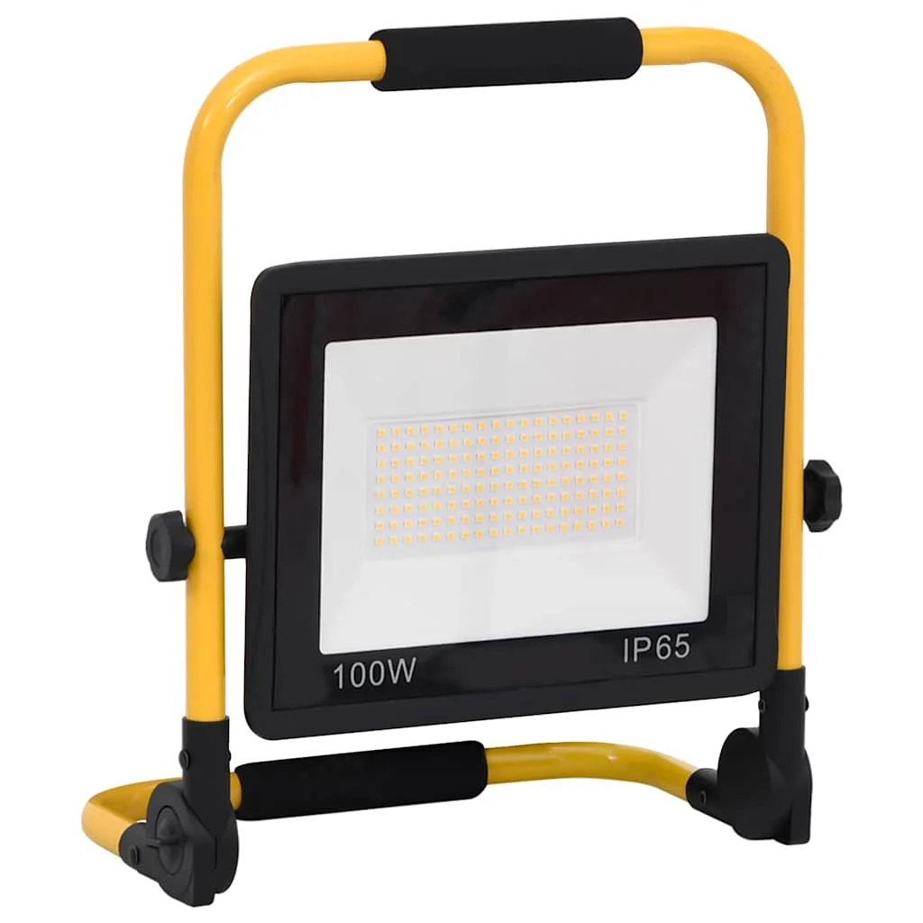 LED reflektor s rukoväťou 100 W teplé biele svetlo