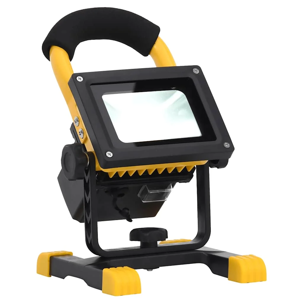 Nabíjateľný LED reflektor s rukoväťou 30 W studené biele svetlo