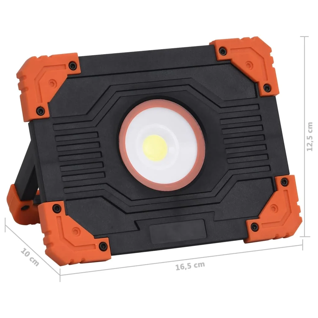 Prenosné LED bodové svetlo ABS 10 W studené biele