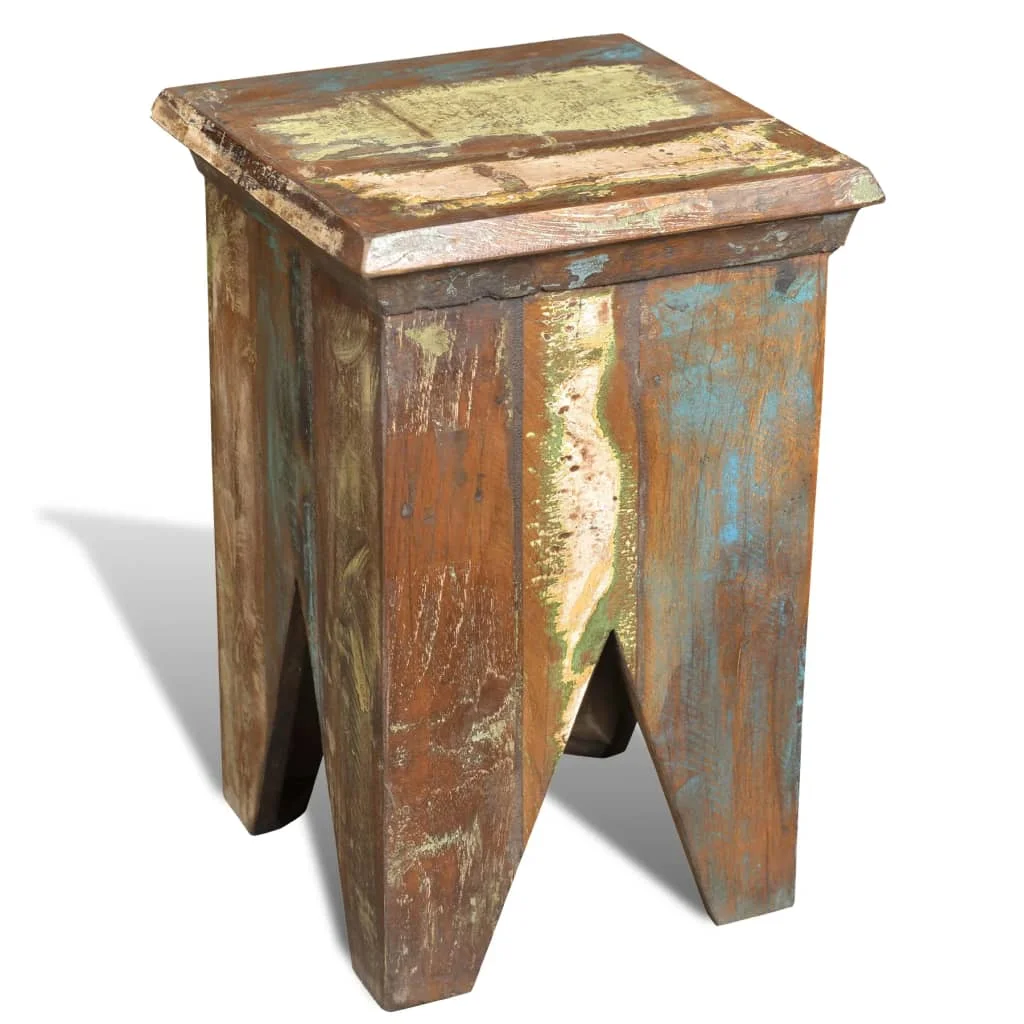 Stolička, recyklovaný masív