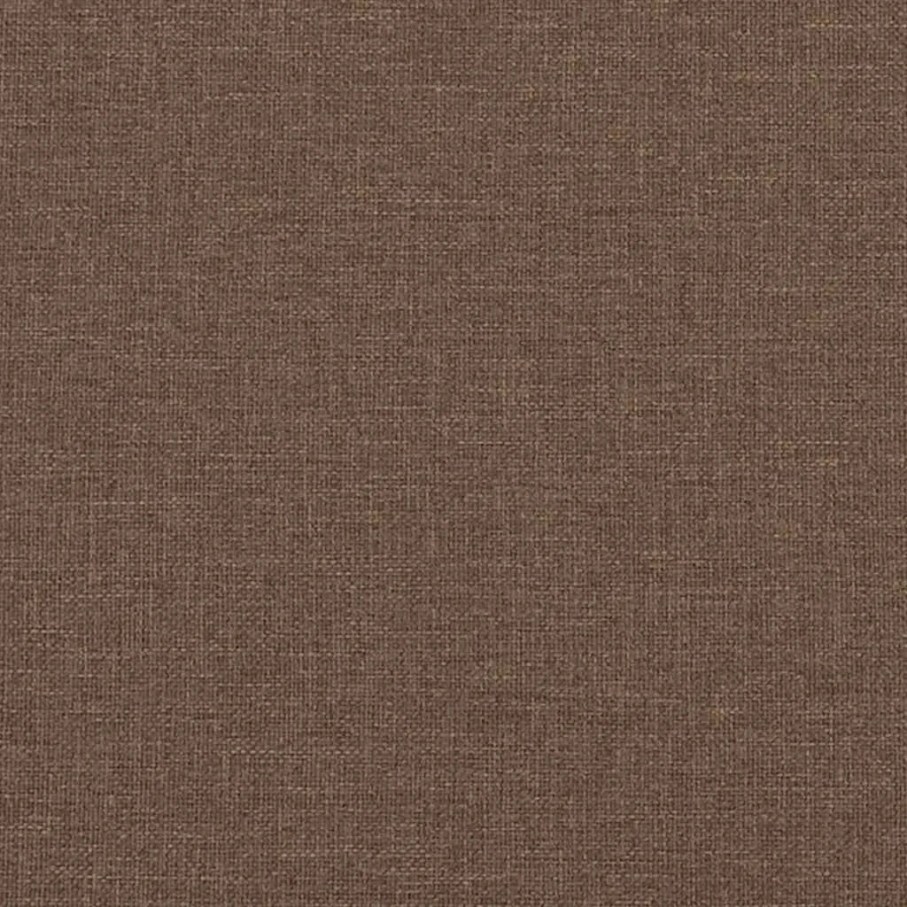 Taburetka s drevenými nohami hnedá látková