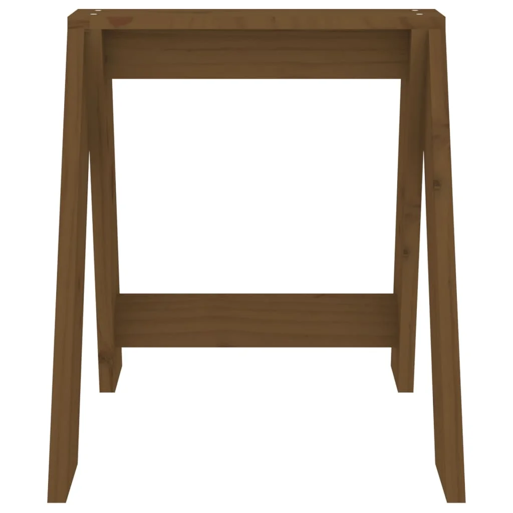 Sedadlá 2 ks medovo-hnedé 40x40x45 cm masív borovica