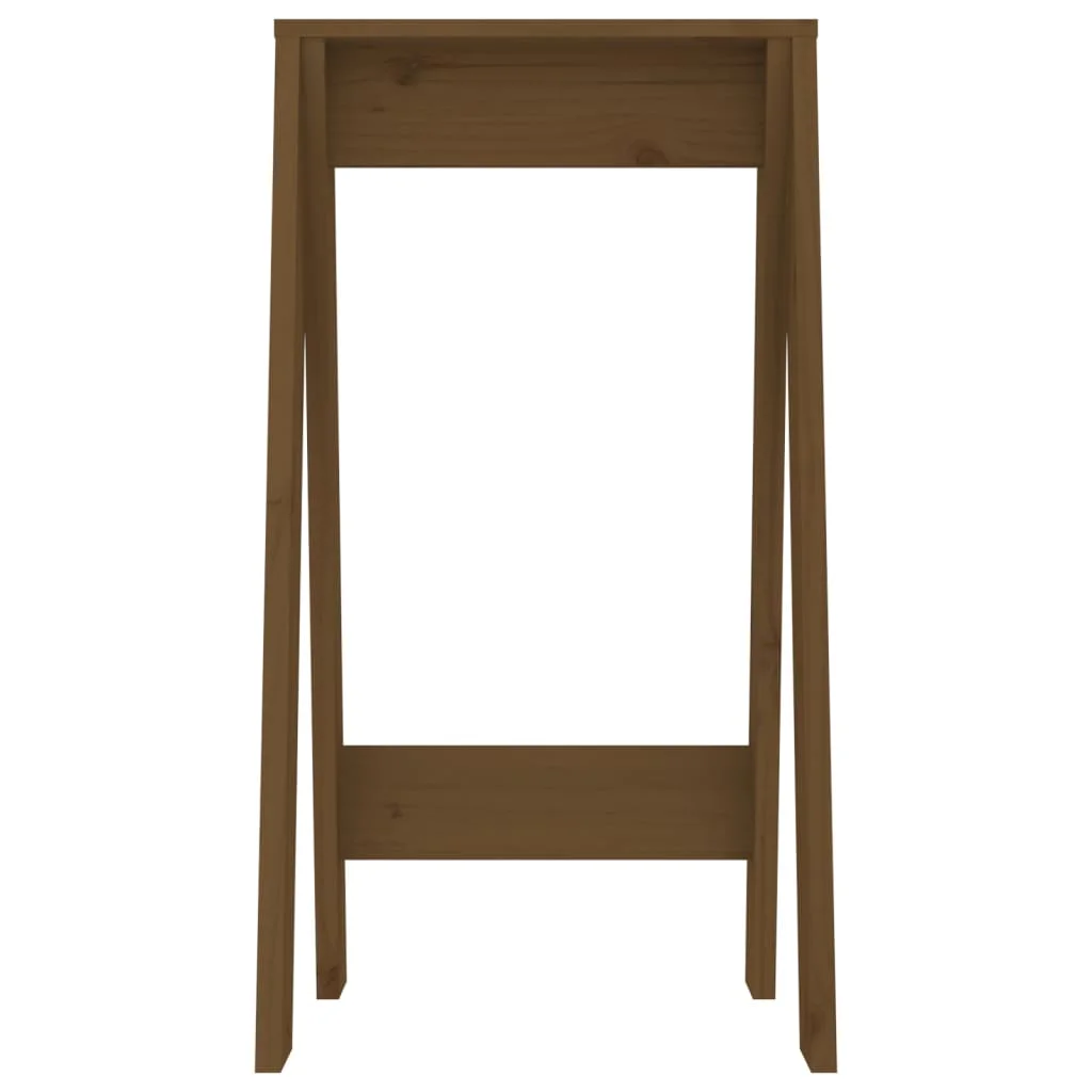 Sedadlá 2 ks medovo-hnedé 40x40x75 cm masív borovica