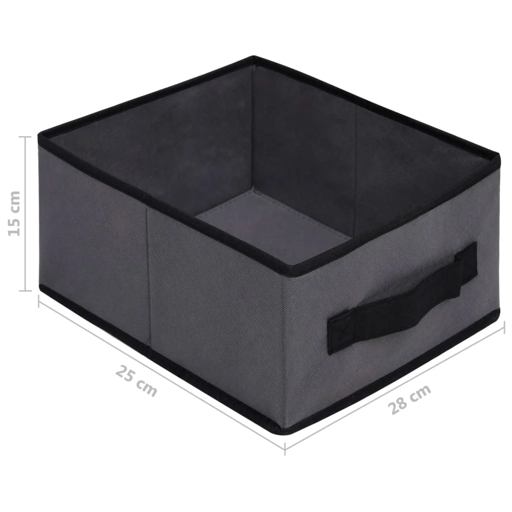 Úložná skrinka so 6 zásuvkami sivá 55x29x55 cm oceľová