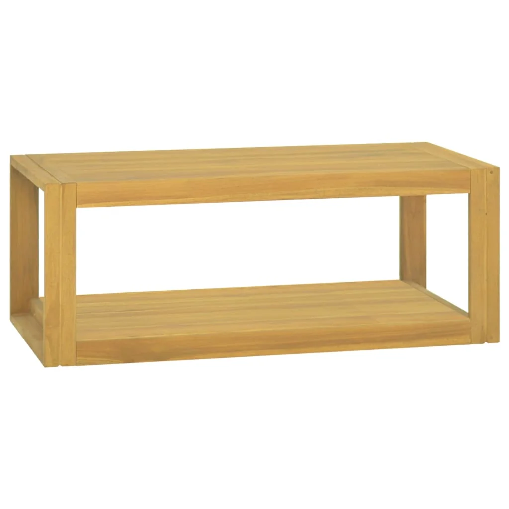 Nástenná kúpeľňová skrinka 90x45x35 cm masívne teakové drevo