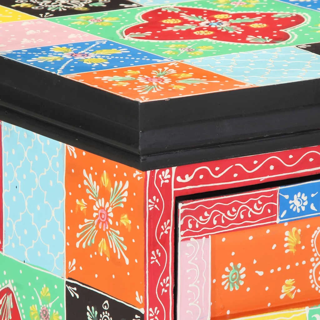 Zásuvkový kabinet Viacfarebný 40 x 40 x 60 cm Mangový masív