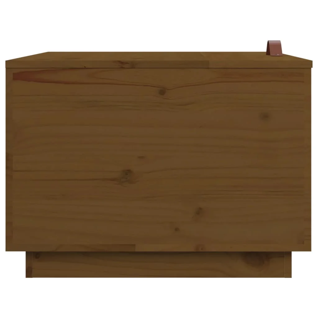 Úložné boxy s vekom 3 ks medovohnedé masívna borovica