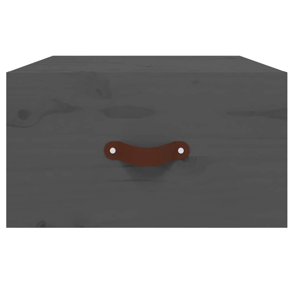 Nástenné nočné stolíky 2 ks sivé 40x29,5x22 cm