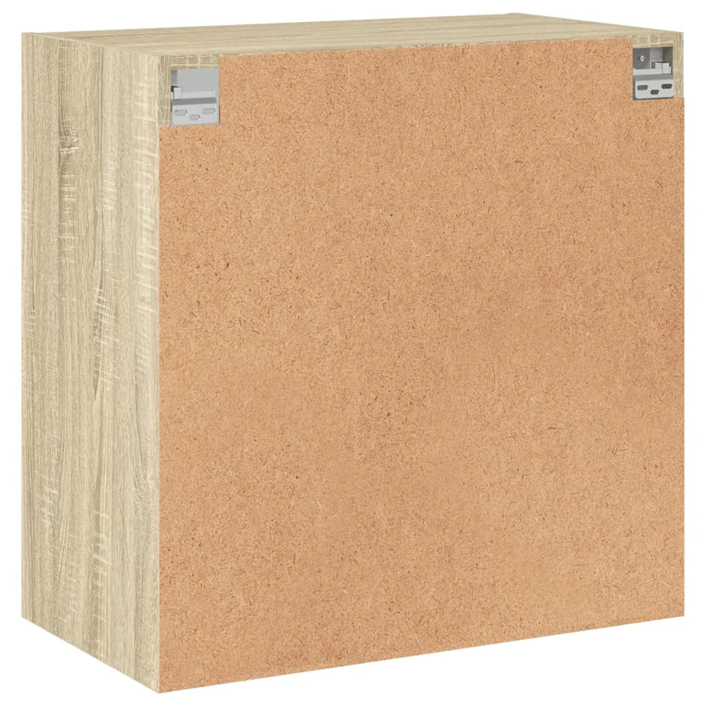 Bočná skrinka so sklenenými dvierkami dub sonoma 68x37x68,5 cm