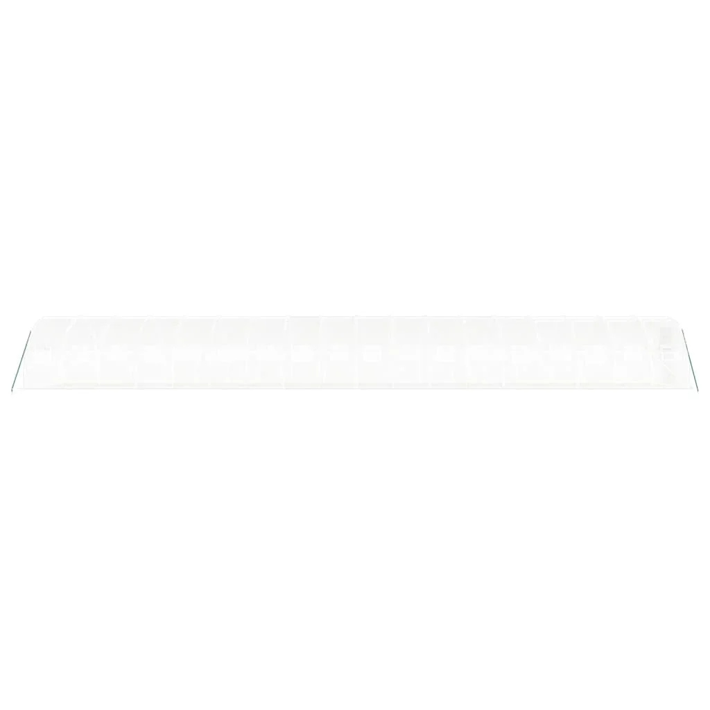 Fóliovník s oceľovým rámom biely 54 m² 18x3x2 m