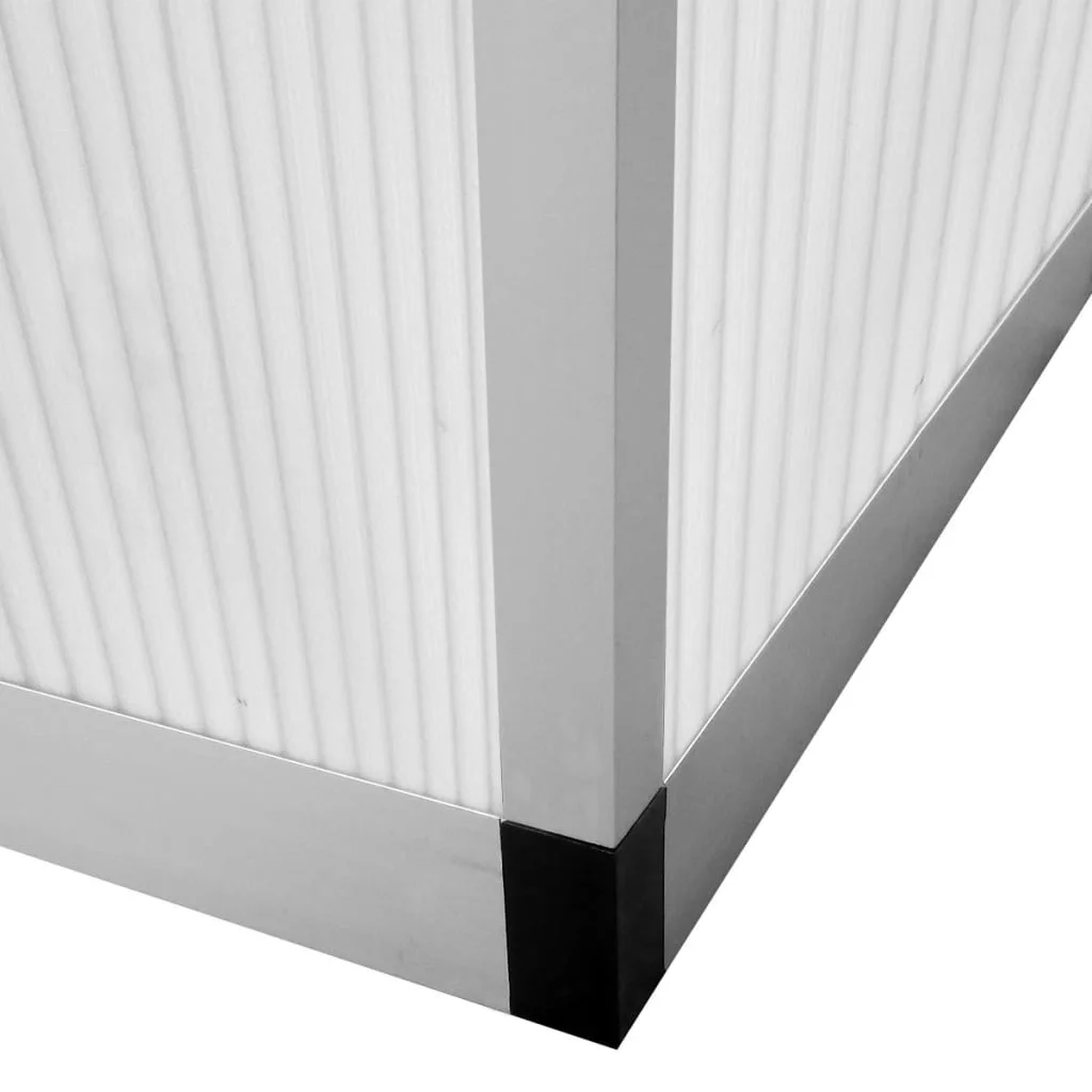 Spevnený hliníkový skleník s podkladovým rámom 4,6 m²