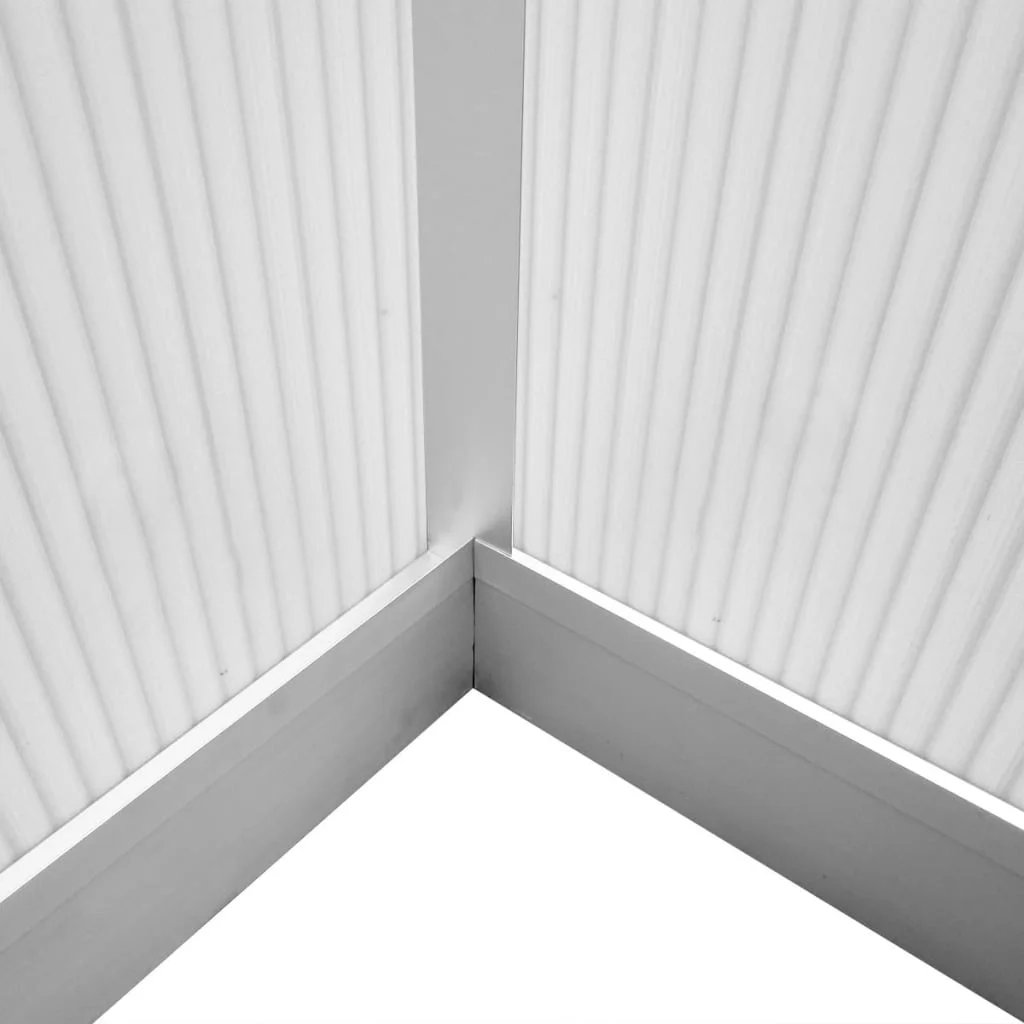 Spevnený hliníkový skleník s podkladovým rámom 4,6 m²