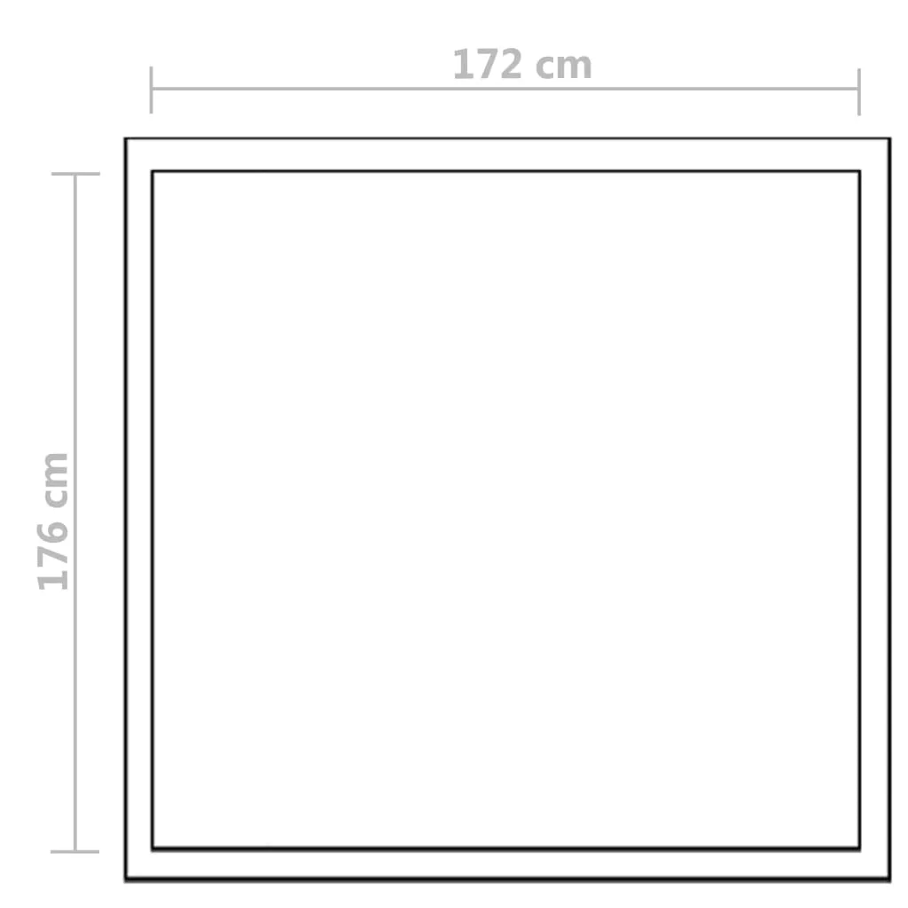 Skleník, spevnený hliník 3,46 m²