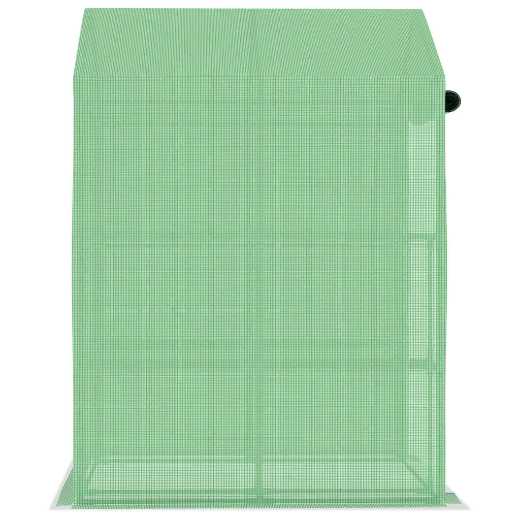 Skleník s policami, oceľ 143x143x195 cm