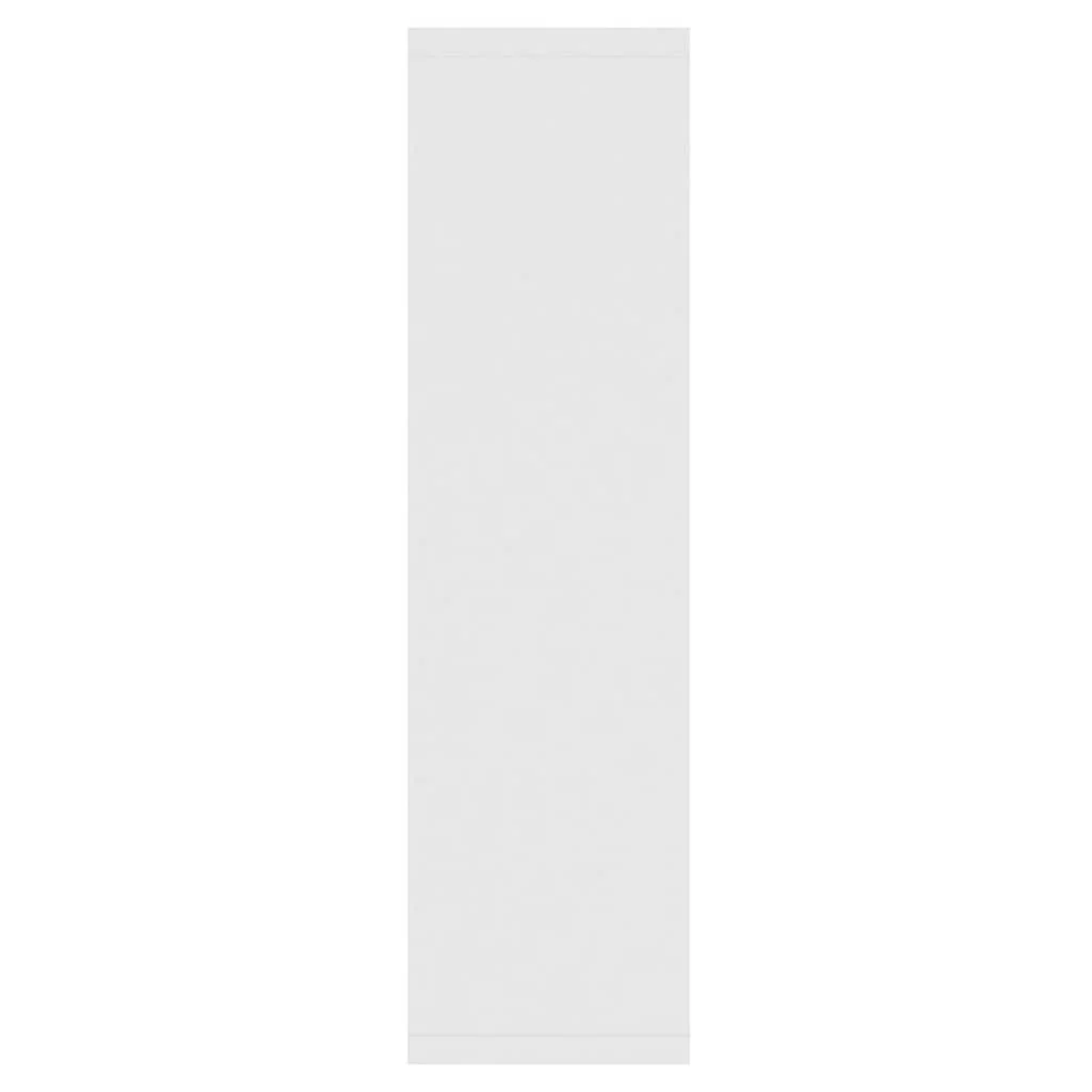 Zrkadlová skrinka s LED biela 76x15x55 cm